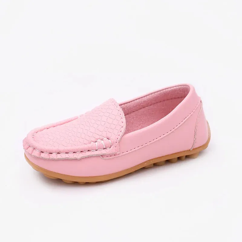 아기신발 Hot All Size21-36Children Shoe PU Leather Casual Shoe Boy Girl Shoe Soft Comfortable Loafers Slip on Kid Shoes Zapatos Niña