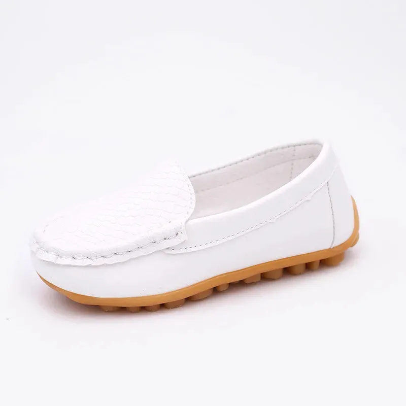 아기신발 Hot All Size21-36Children Shoe PU Leather Casual Shoe Boy Girl Shoe Soft Comfortable Loafers Slip on Kid Shoes Zapatos Niña