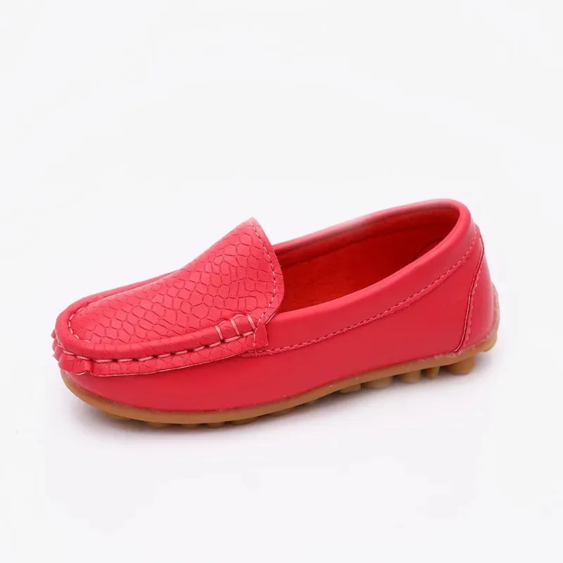 아기신발 Hot All Size21-36Children Shoe PU Leather Casual Shoe Boy Girl Shoe Soft Comfortable Loafers Slip on Kid Shoes Zapatos Niña