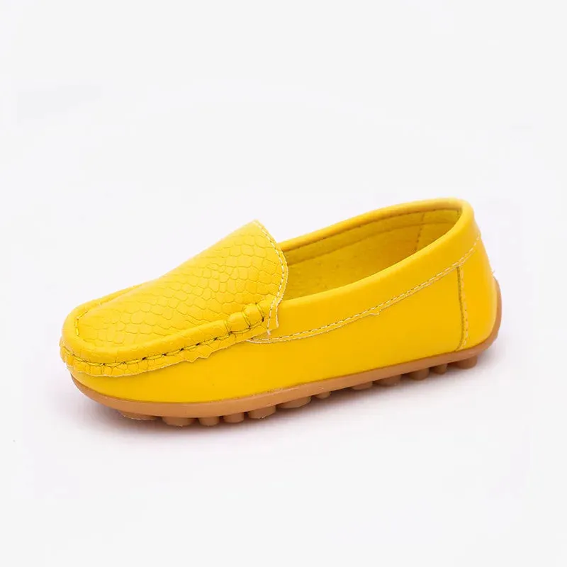 아기신발 Hot All Size21-36Children Shoe PU Leather Casual Shoe Boy Girl Shoe Soft Comfortable Loafers Slip on Kid Shoes Zapatos Niña