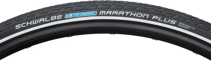 2 Pack Schwalbe Marathon Plus Tire 700 x 45 Clincher Performance Endurance 11100771