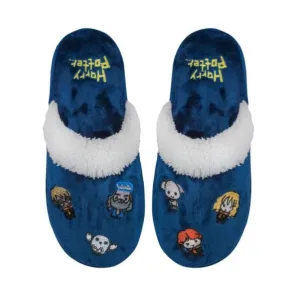 3 x Mens Womens Harry Potter Starry Night Kawaii Slippers Dark Blue