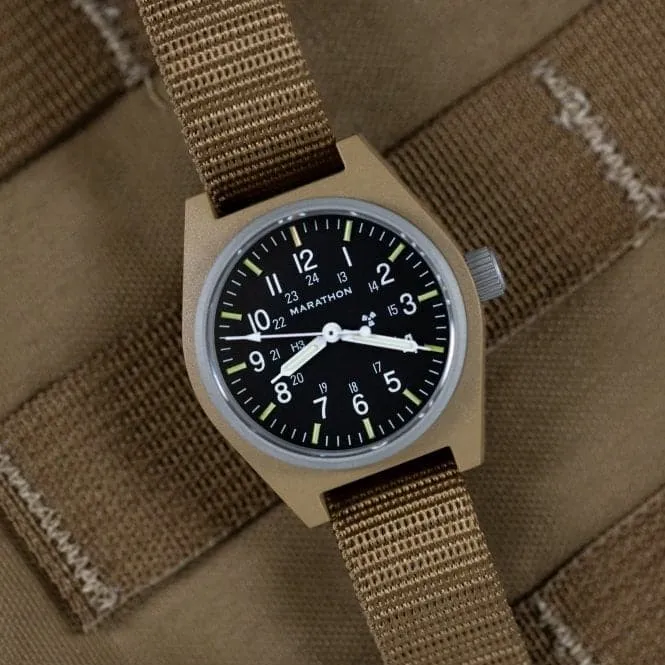 34mm Desert Tan General Purpose Mechanical (GPM) Ballistic Nylon Watch