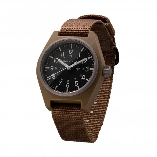 34mm Desert Tan General Purpose Mechanical (GPM) Ballistic Nylon Watch