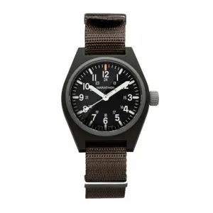 34mm Sage Green General Purpose Quartz MaraGlo (GPQ) Nylon DEFSTAN Watch