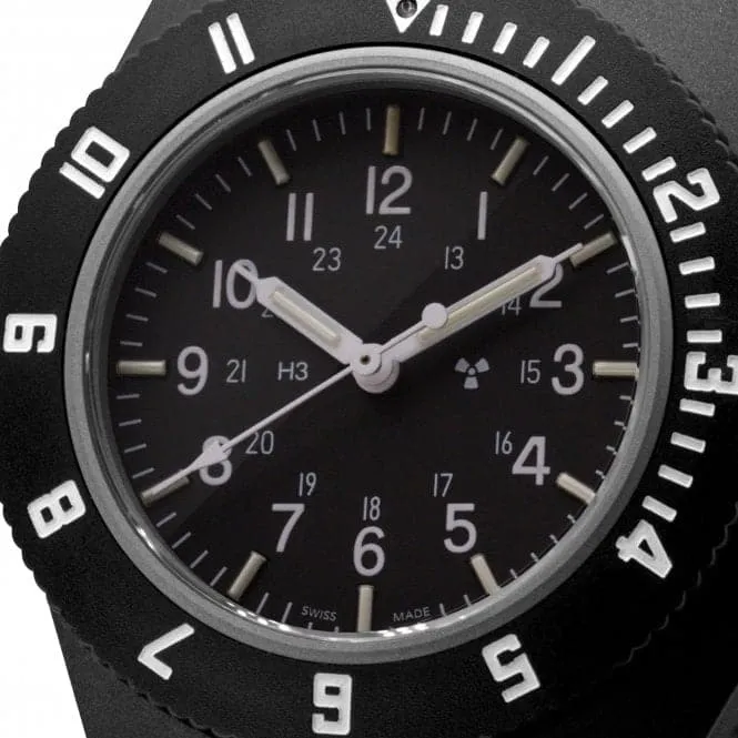 41mm Black Pilot's Navigator Nylon DEFSTAN Watch