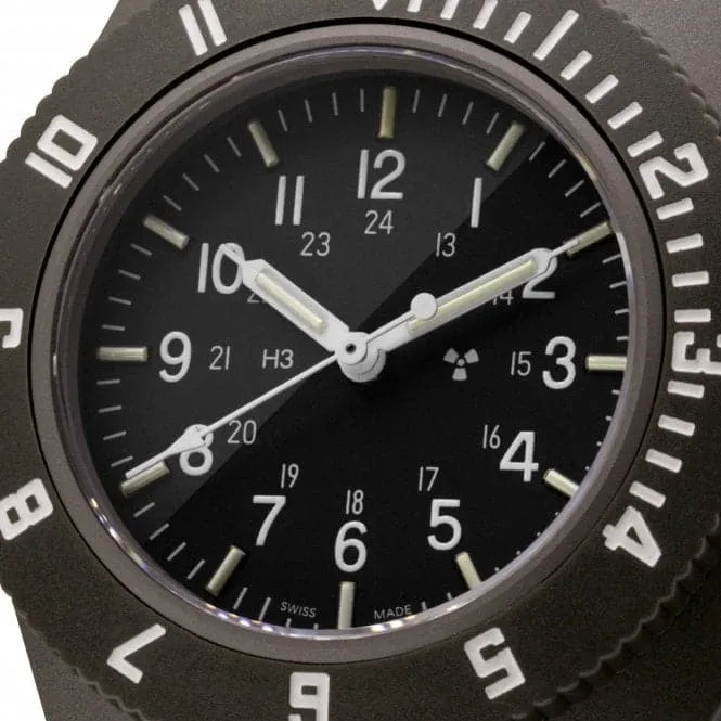 41mm Sage Green Pilot's Navigator Nylon DEFSTAN Watch