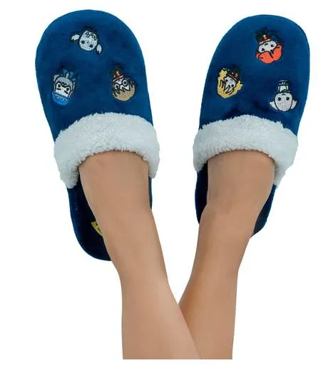 5 x Mens Womens Harry Potter Starry Night Kawaii Slippers Dark Blue