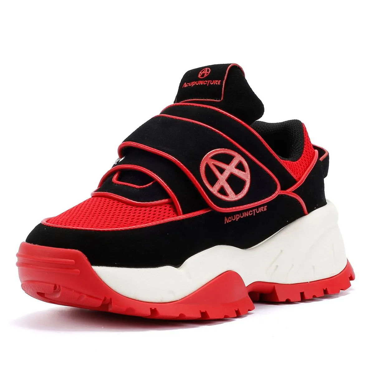 Acupuncture BG Beefer Suede Red Trainers