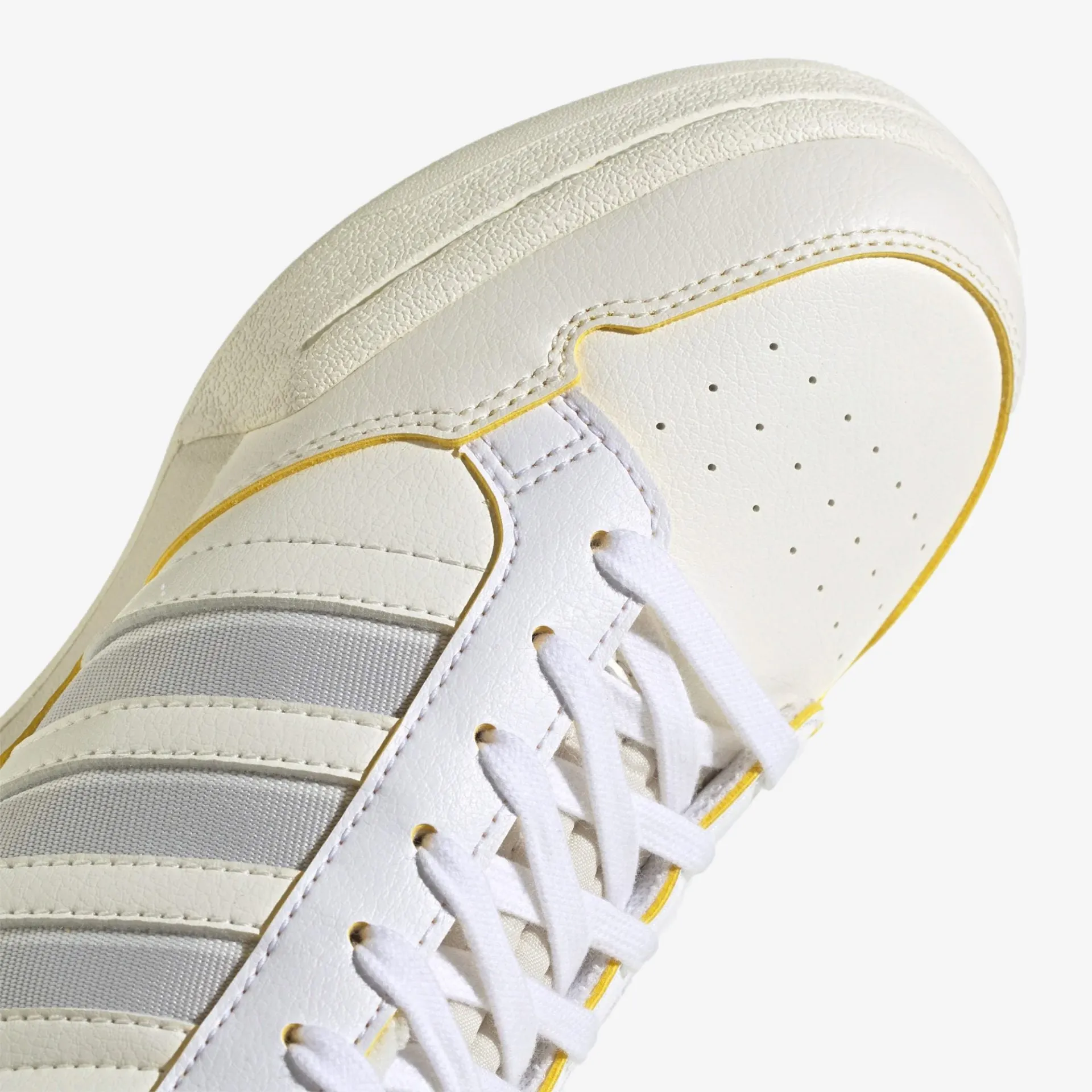 Adidas Originals | CONTINENTAL 80 STRIPES  { CLOUD WHITE/GREY ONE