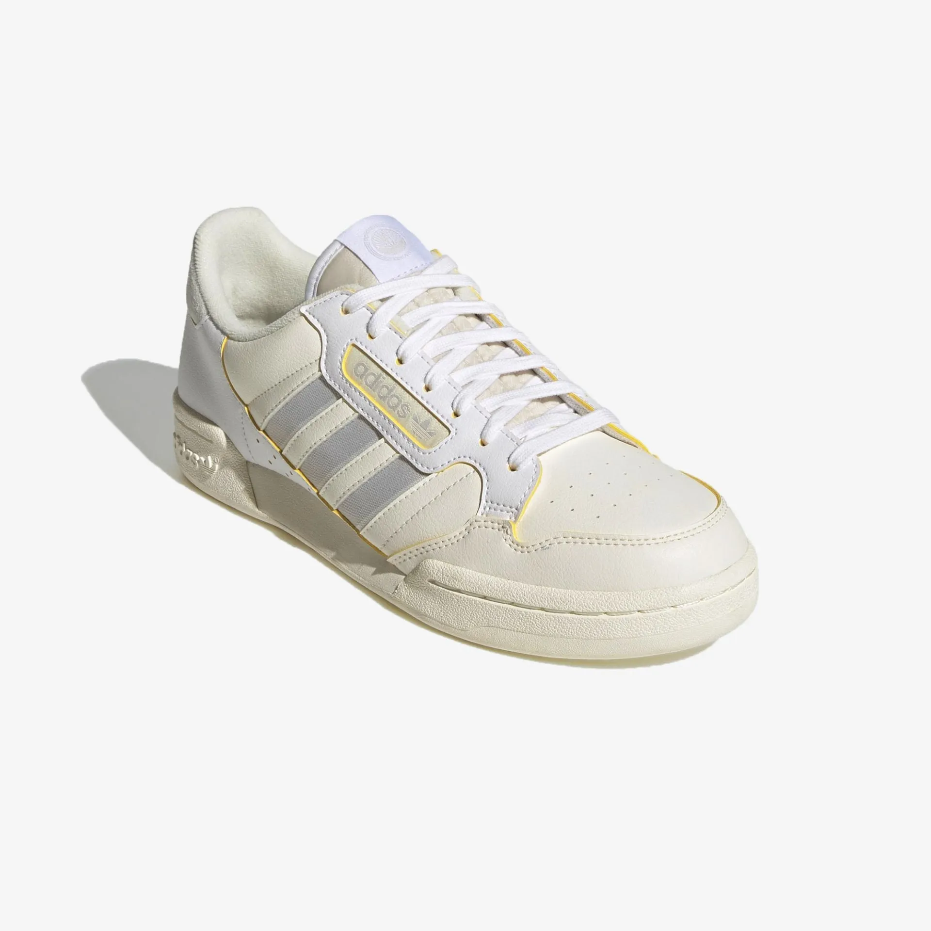 Adidas Originals | CONTINENTAL 80 STRIPES  { CLOUD WHITE/GREY ONE