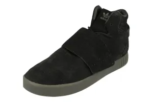 Adidas Originals Tubular Invader Strap Mens Hi Top Trainers Shoes BB8392