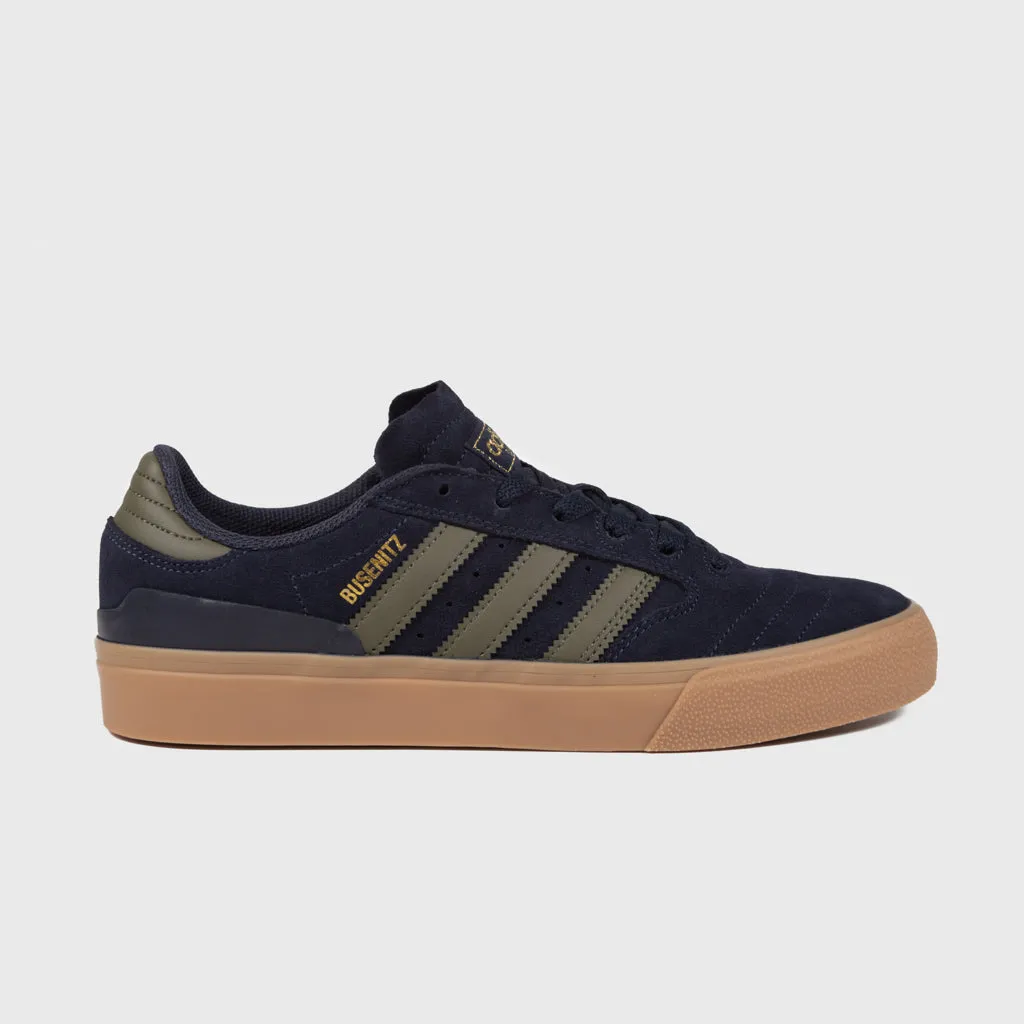 Adidas Skateboarding - Busenitz Vulc 2 Shoes - Legend Ink / Olive Strata / Gold Metallic