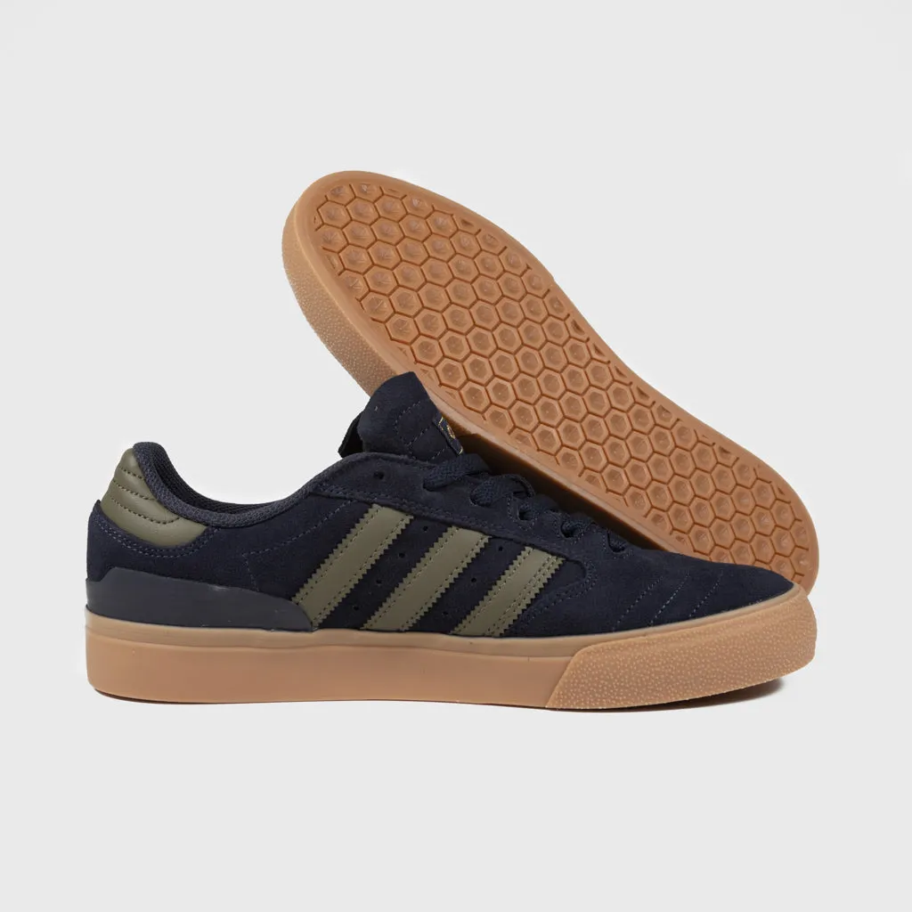 Adidas Skateboarding - Busenitz Vulc 2 Shoes - Legend Ink / Olive Strata / Gold Metallic