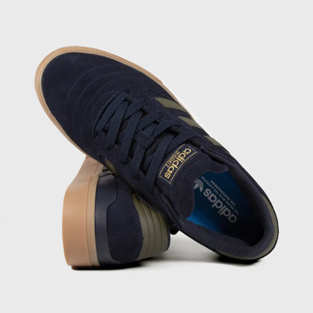 Adidas Skateboarding - Busenitz Vulc 2 Shoes - Legend Ink / Olive Strata / Gold Metallic