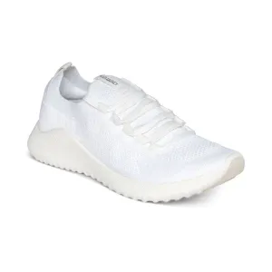 Aetrex Carly Lace Up White Sneaker AS101 WHITE