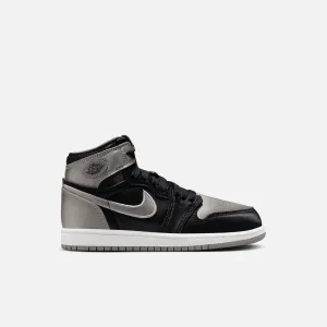 Air Jordan Kids' 1 Retro High OG Satin Shadow (PS)