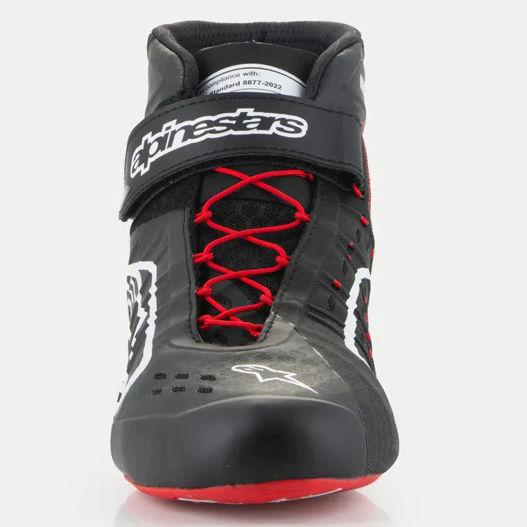 ALPINESTARS 2712124_123_6 Karting shoes TECH-1 KX V3 FIA 8877-2022 - Black / White / Red, Size 6