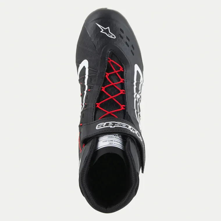 ALPINESTARS 2712124_123_6 Karting shoes TECH-1 KX V3 FIA 8877-2022 - Black / White / Red, Size 6