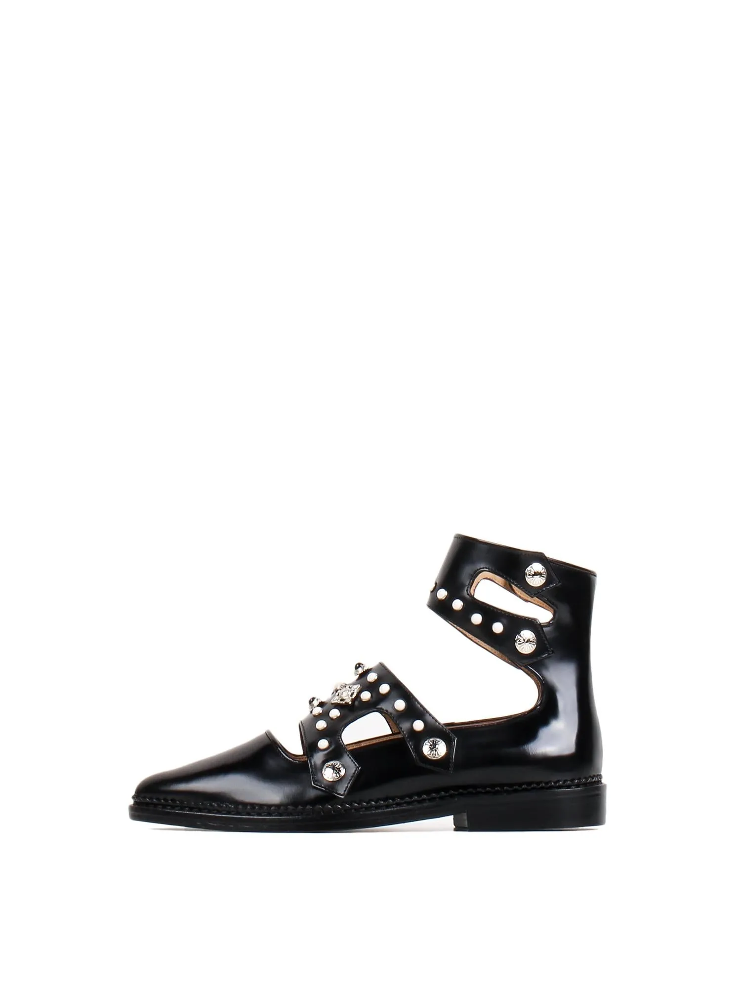 Ankle Strap Monk Black