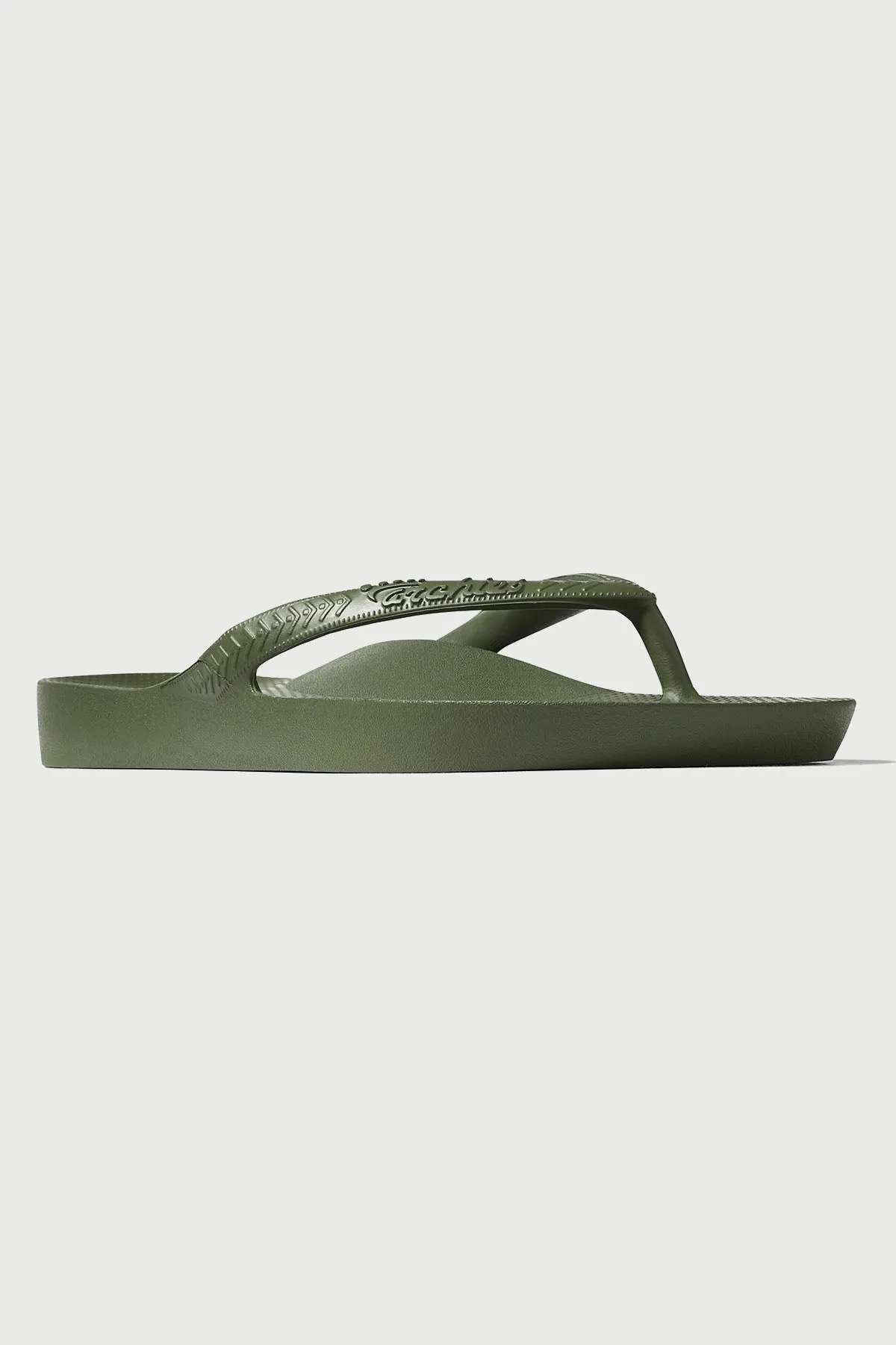 Archies Footwear Arch Support Thong Khaki