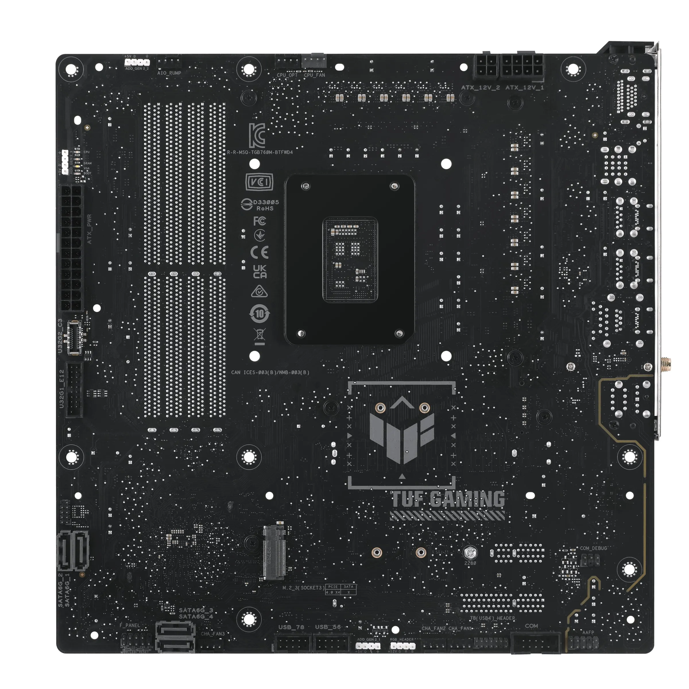 Asus Mainboard Tuf Gaming B760m-Btf Wifi D4 - Micro Atx - Socket Intel Lga 1700 - Intel B760