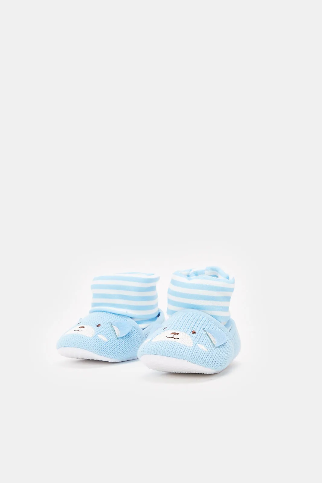 Babies Blue Bear Bootie