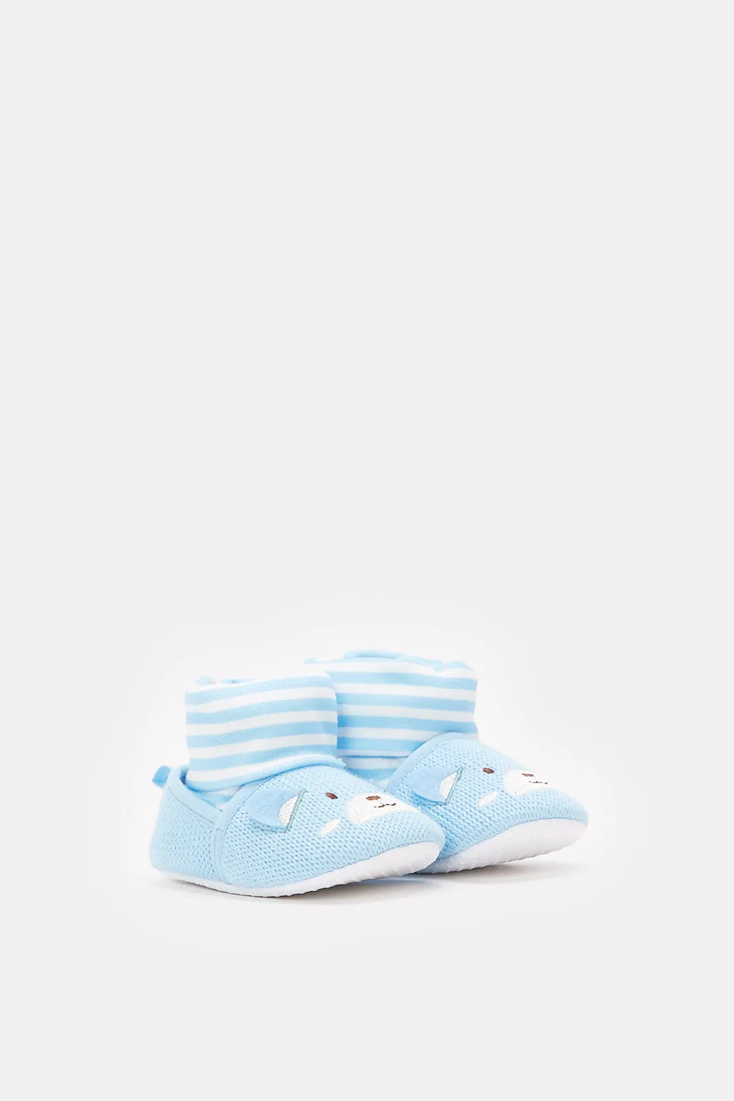 Babies Blue Bear Bootie