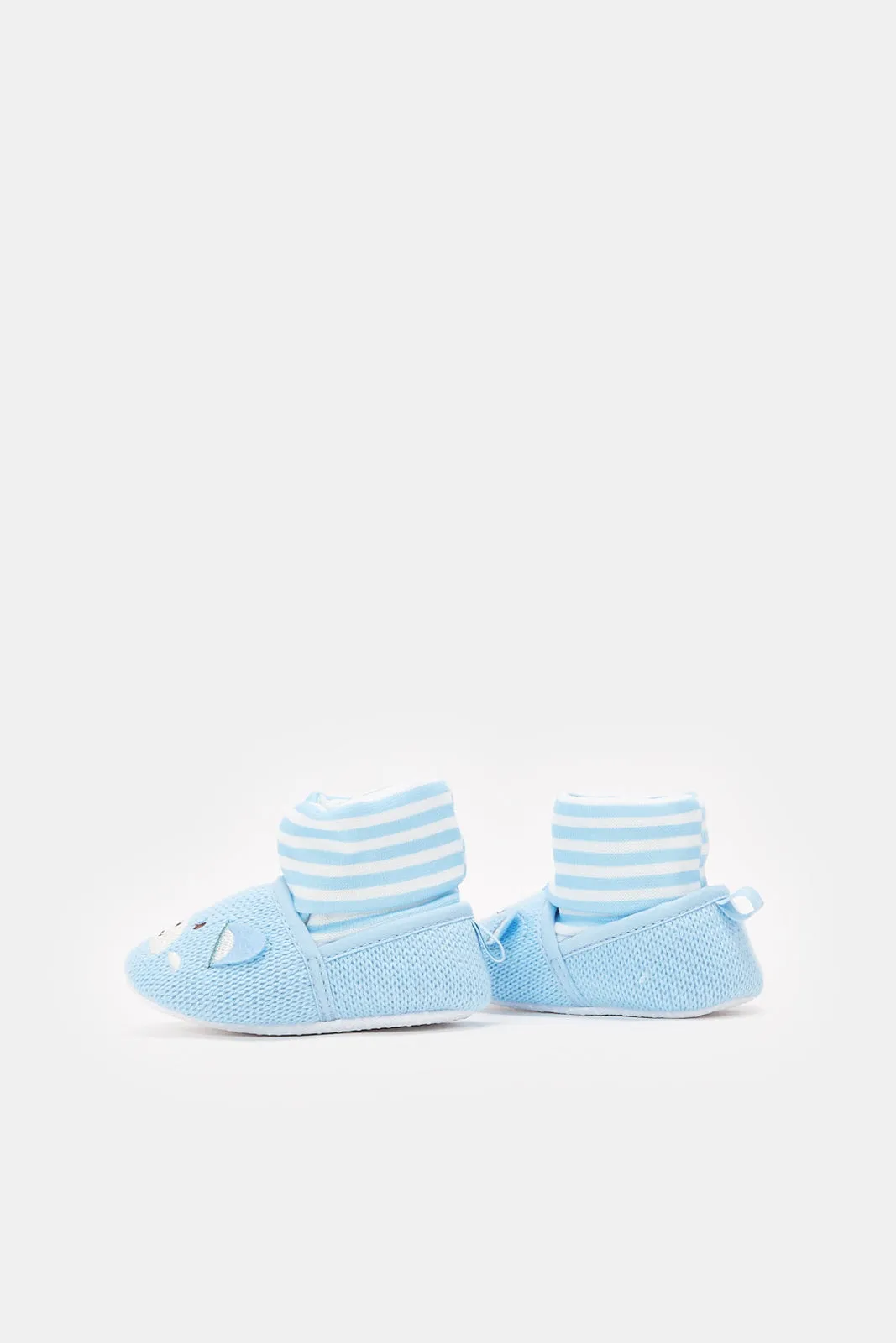 Babies Blue Bear Bootie