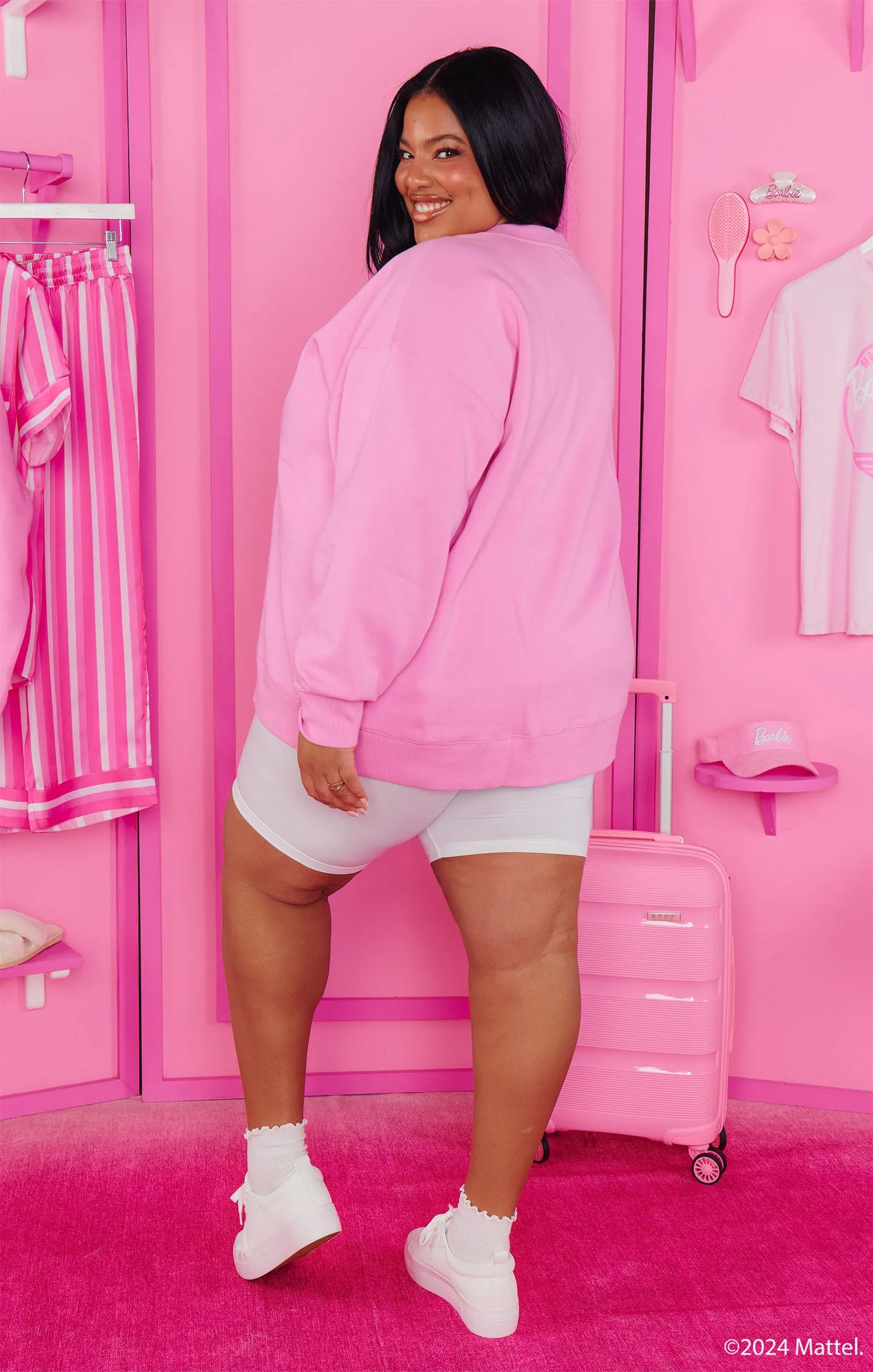 Barbie™ Sweatshirt ~ Barbie™ Pink