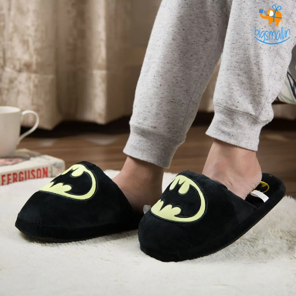 Batman Plush Slippers (UK Size 3 - 7)