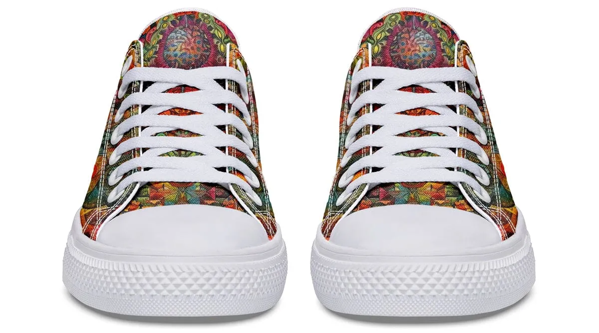 Blotter Patch Art Low Top Shoes