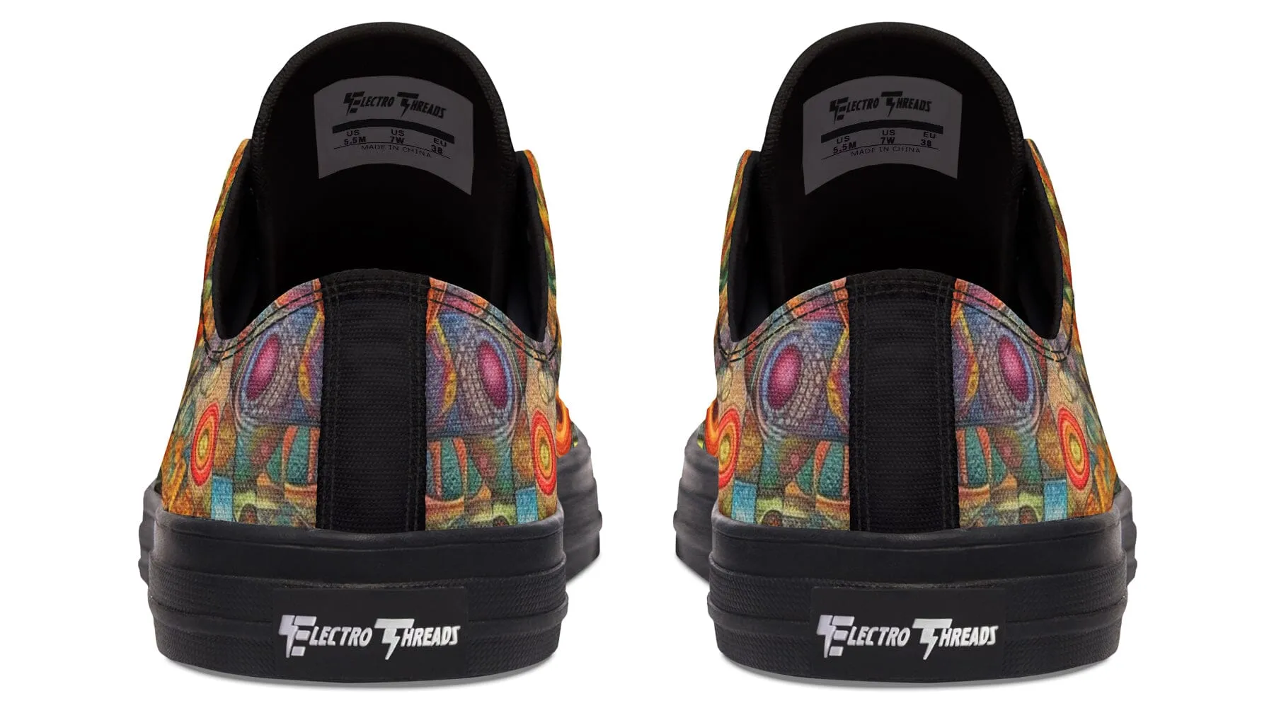 Blotter Patch Art Low Top Shoes