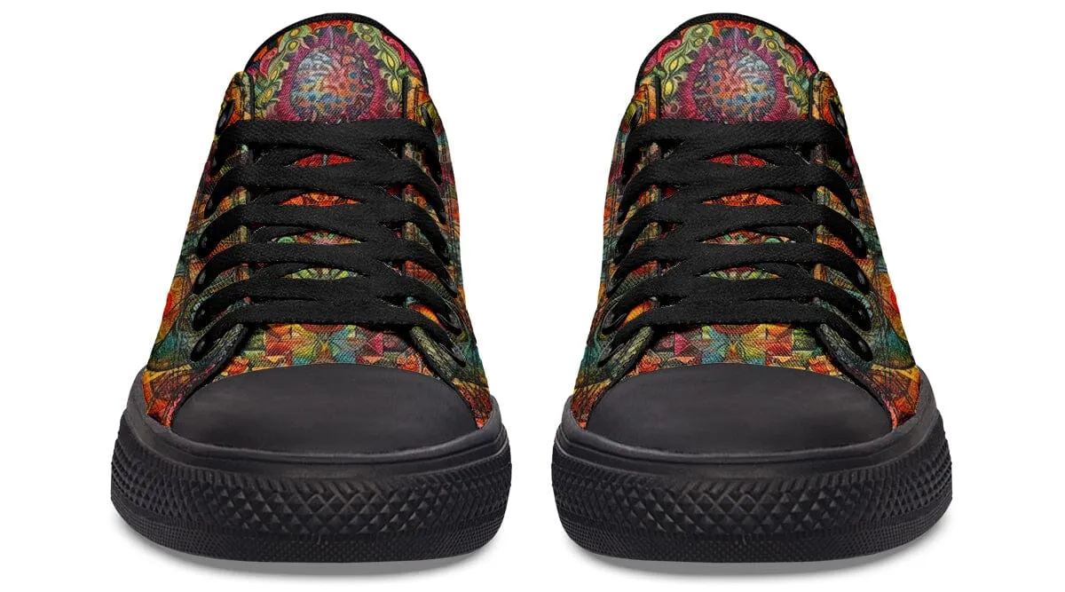 Blotter Patch Art Low Top Shoes