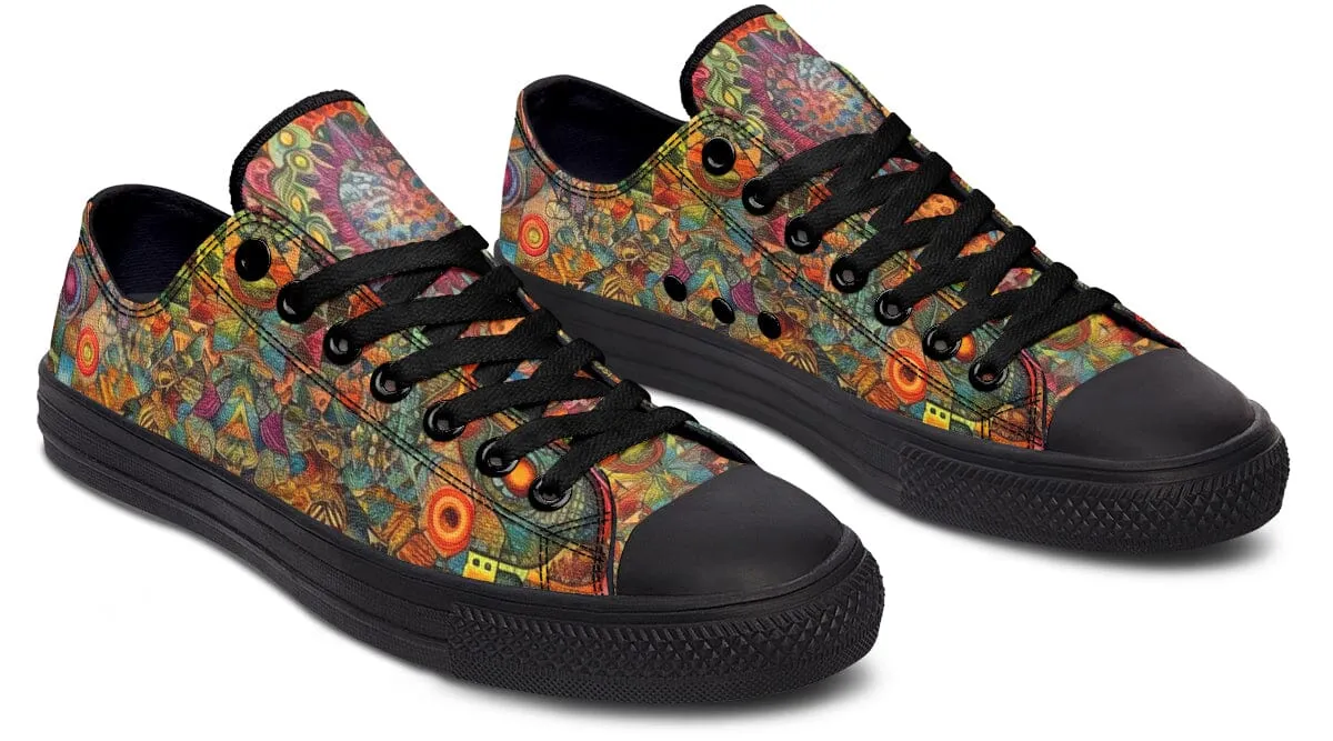 Blotter Patch Art Low Top Shoes