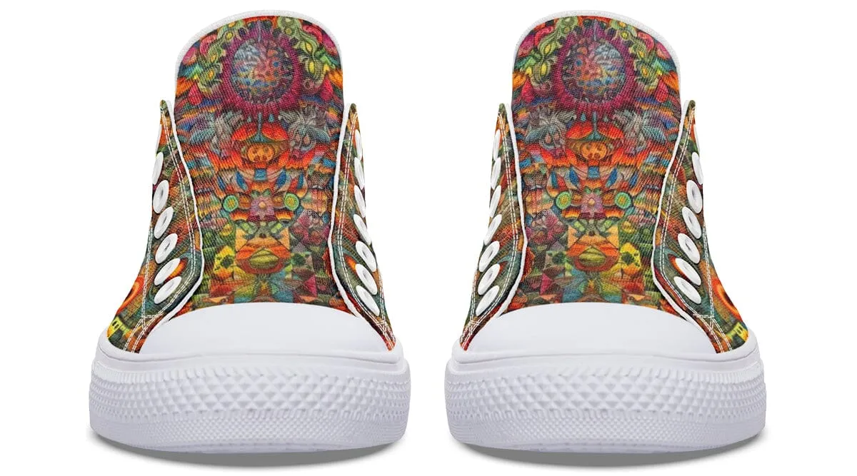 Blotter Patch Art Low Top Shoes