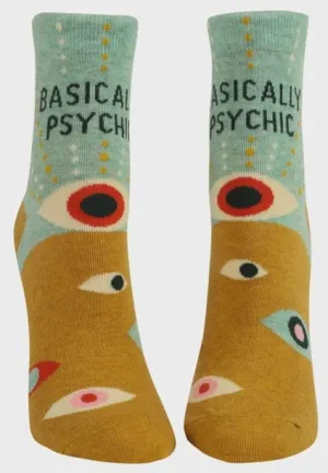 Blue Q Basically Psychic Ladies Socks