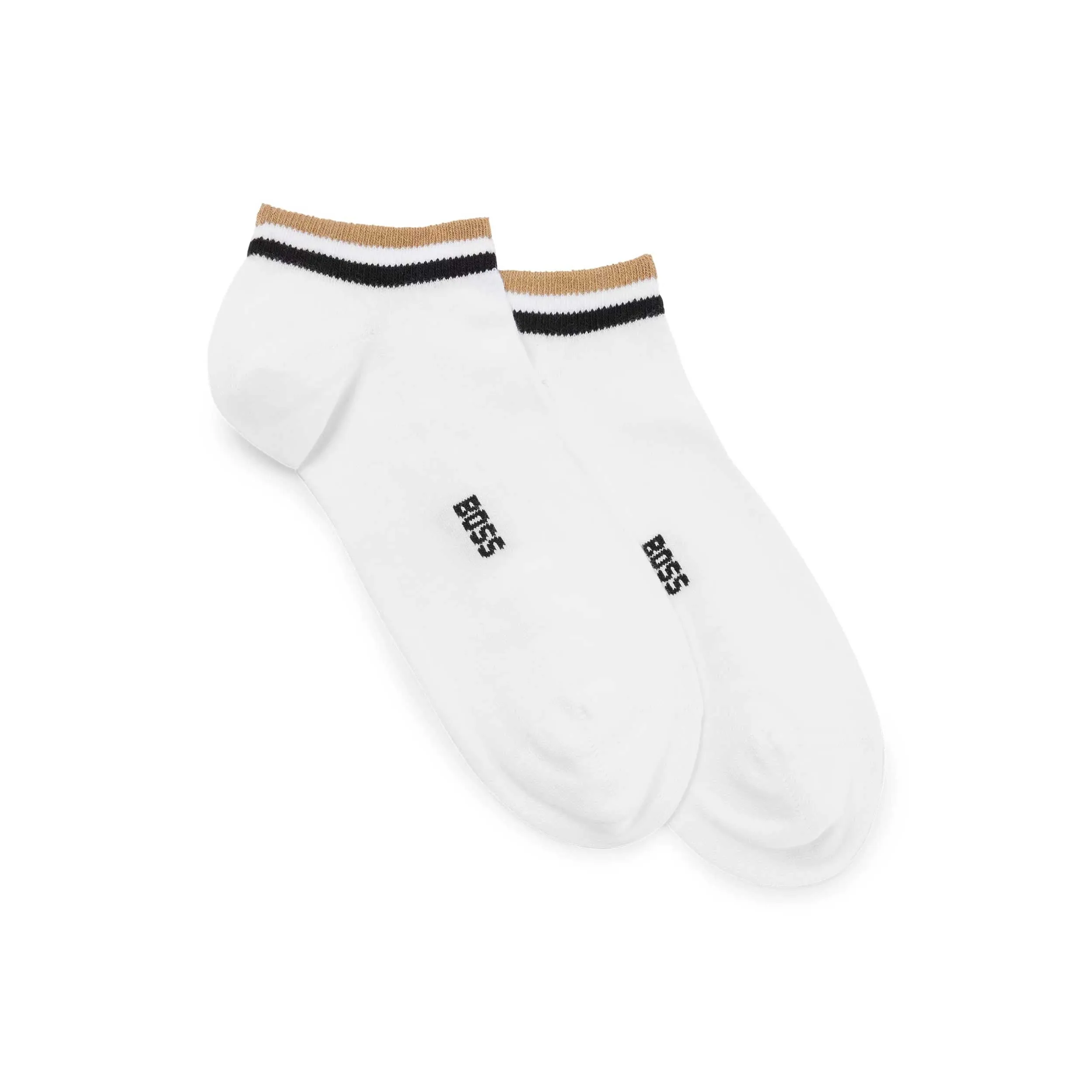 BOSS 2 Pack AS Uni Stripe CC Sock in White