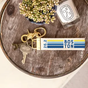 Boston 26.2 2024 26.2 Stripes Keychain