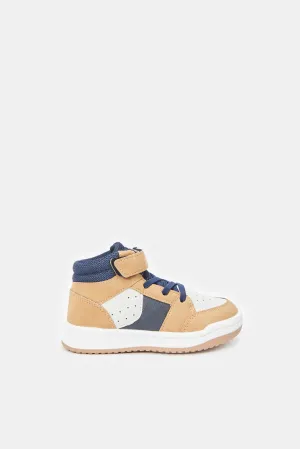 Boys Multicolour Material Block High Top