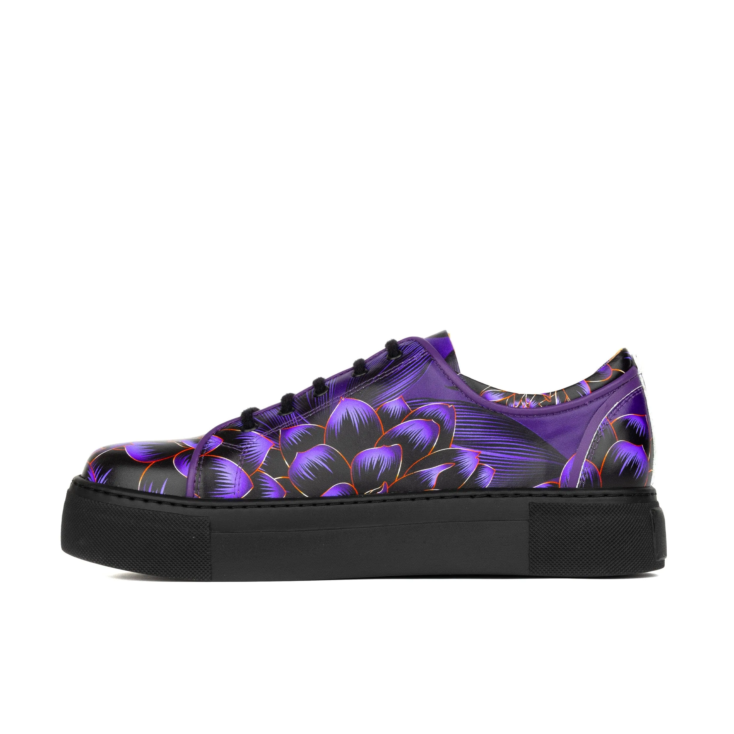 Camila - Black & Purple Flower