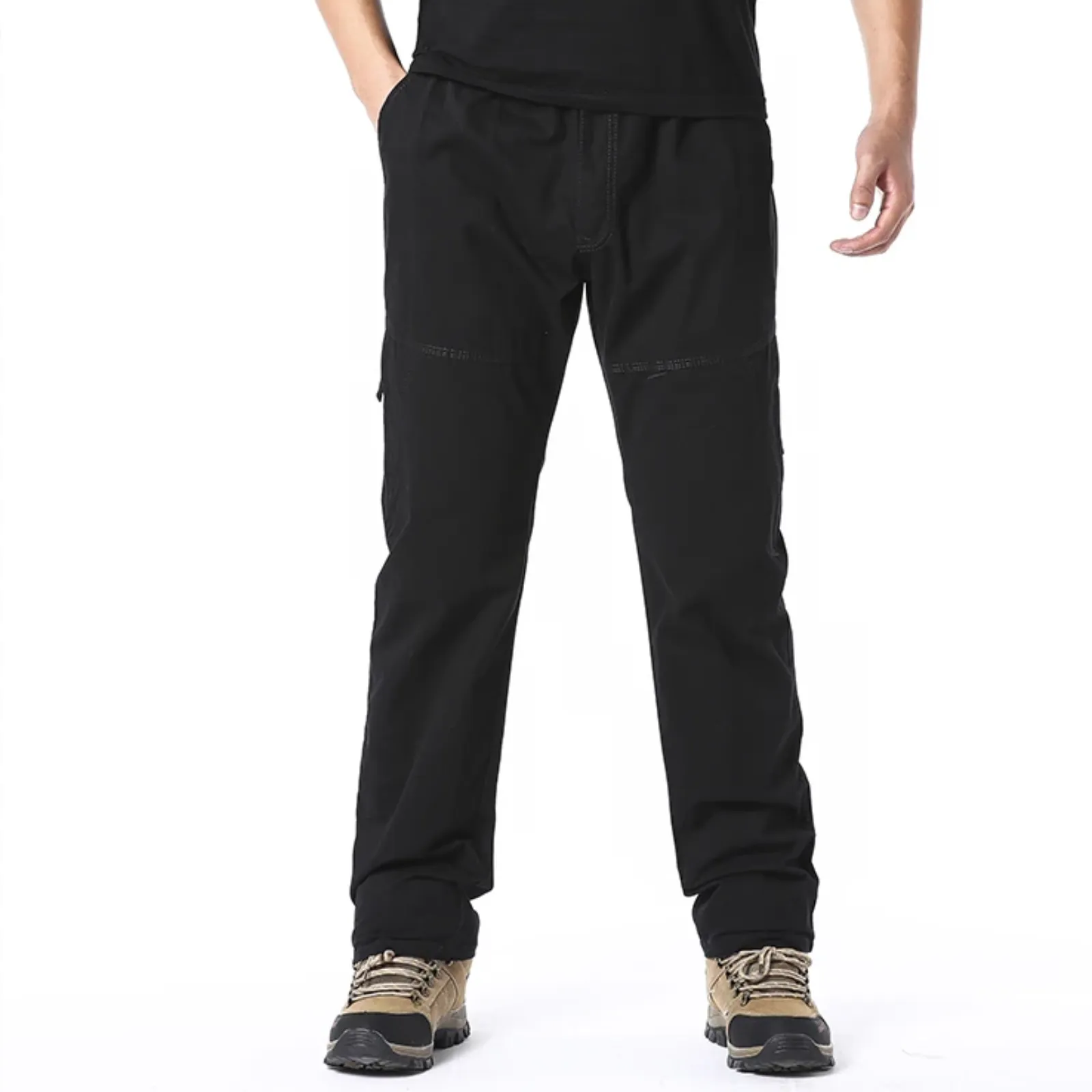 Cargo trousers men - Comfortable outdoor trousers with zip pockets, robust