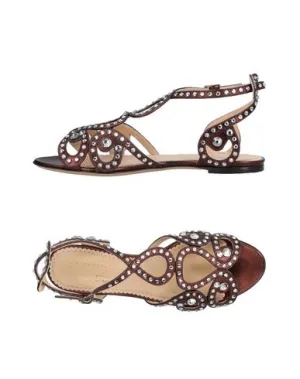 Charlotte Olympia Women Sandals Dark brown 2 UK