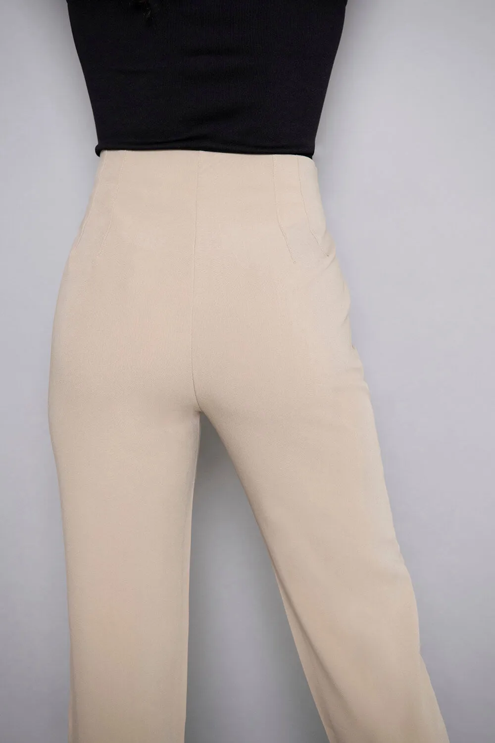 Cigarette Trouser - Sand