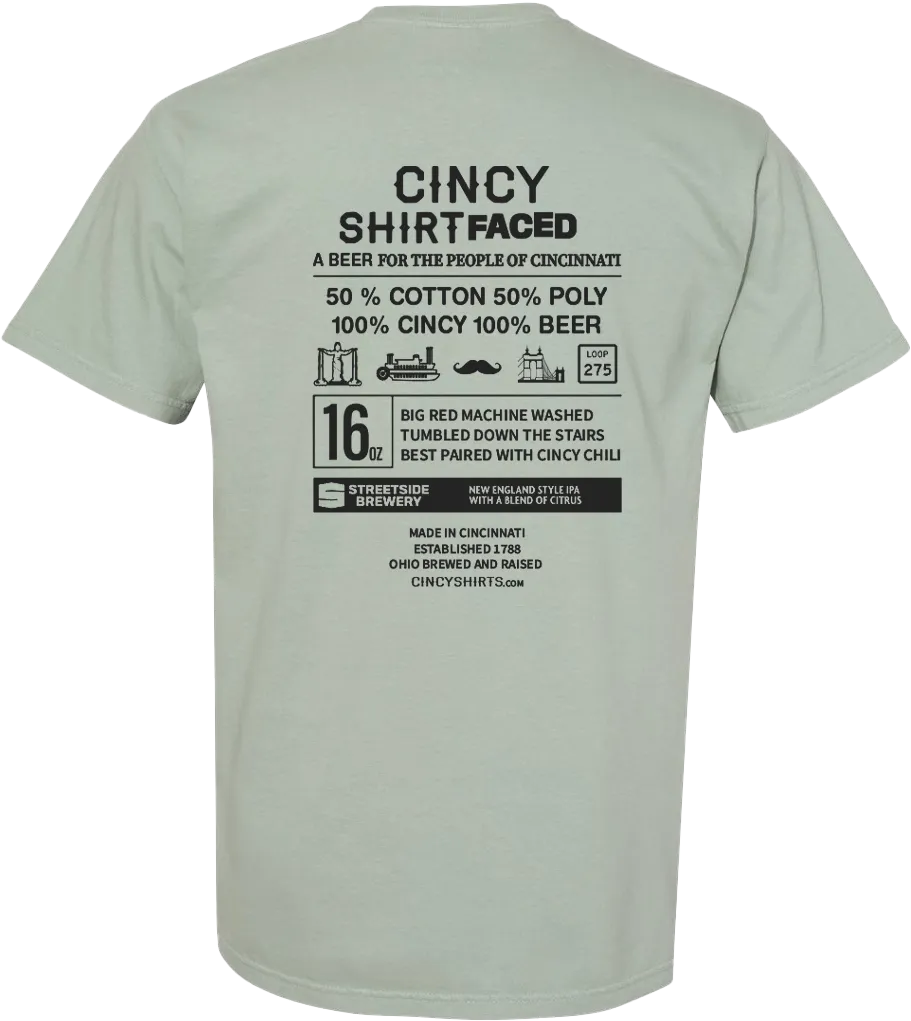 Cincy Shirt-Faced Beer Comfort Colors® Tee