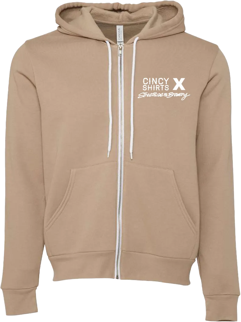 Cincy Shirt-Faced Beer Zip-Up Hoodie