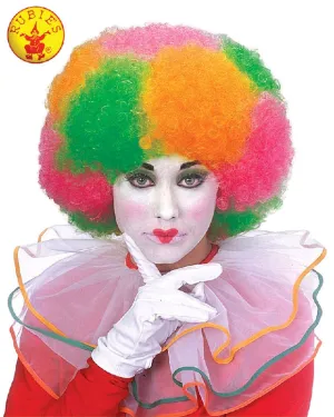 Clown Multi Colour Neon Wig