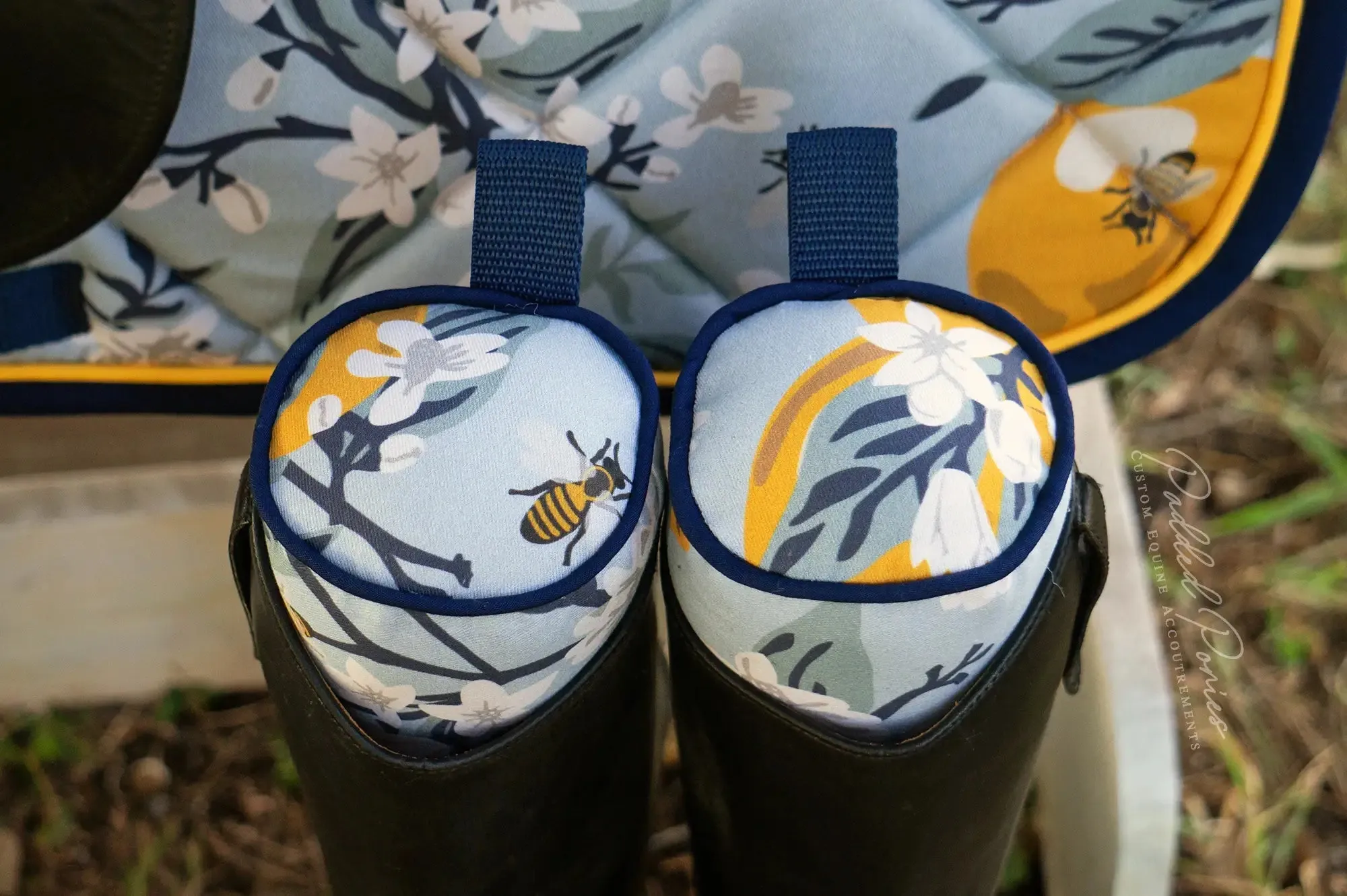 Custom Lemons and Bees Boot Trees