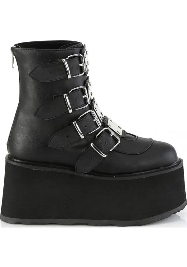 DAMNED-105 [Black] | PLATFORM BOOTS [IN STOCK]