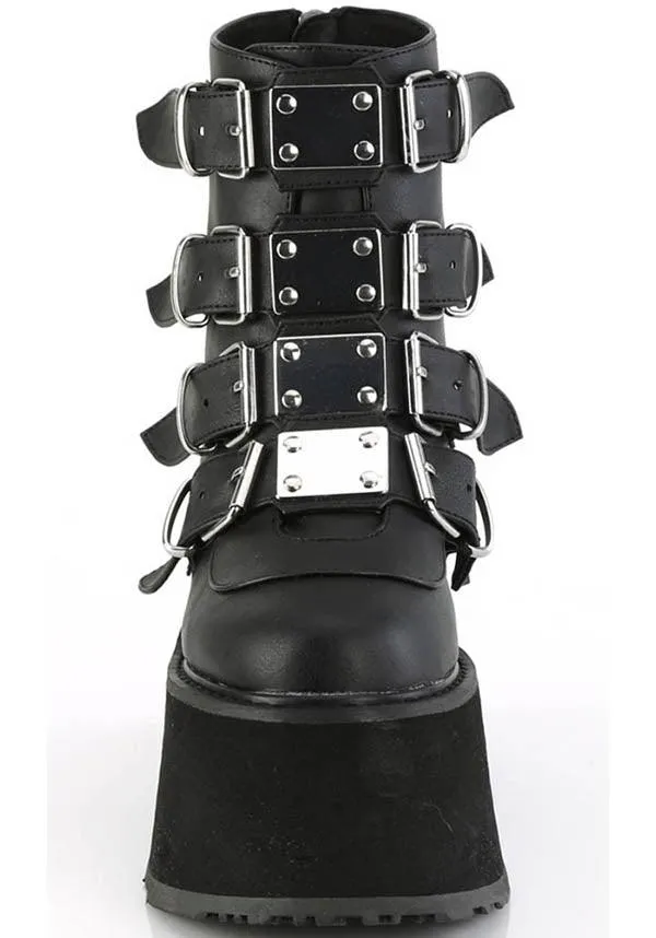 DAMNED-105 [Black] | PLATFORM BOOTS [IN STOCK]